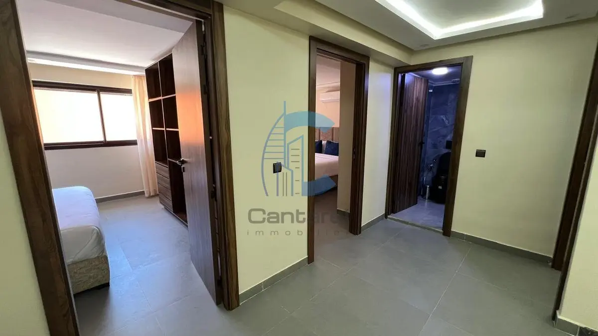 FURNISHED 3 BEDROOM DUPLEX APARTMENT WITH TERRACE ON THE GROUND FLOOR FOR RENT - VICTOR HUGO MARRAKECH - detail.photo 4