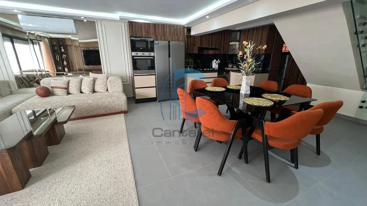 FURNISHED 3 BEDROOM DUPLEX APARTMENT WITH TERRACE ON THE GROUND FLOOR FOR RENT - VICTOR HUGO MARRAKECH - detail.photo 8