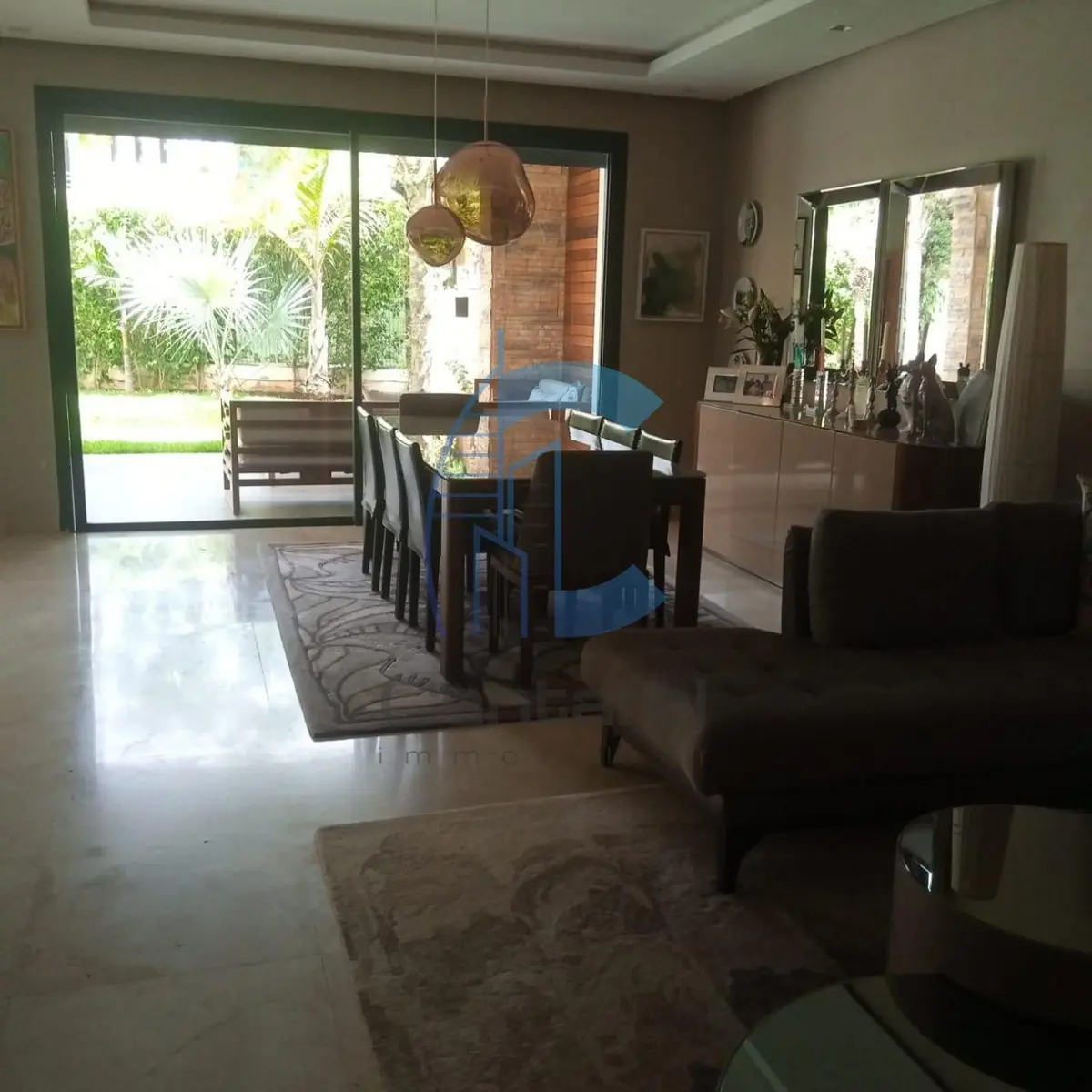 Villa for rent in Bouskoura Ville, 4 bedrooms, swimming pool and terrace - Photo 3