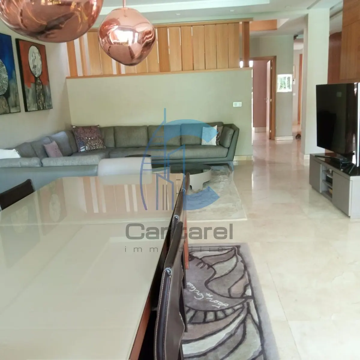 Villa for rent in Bouskoura Ville, 4 bedrooms, swimming pool and terrace - Photo 8