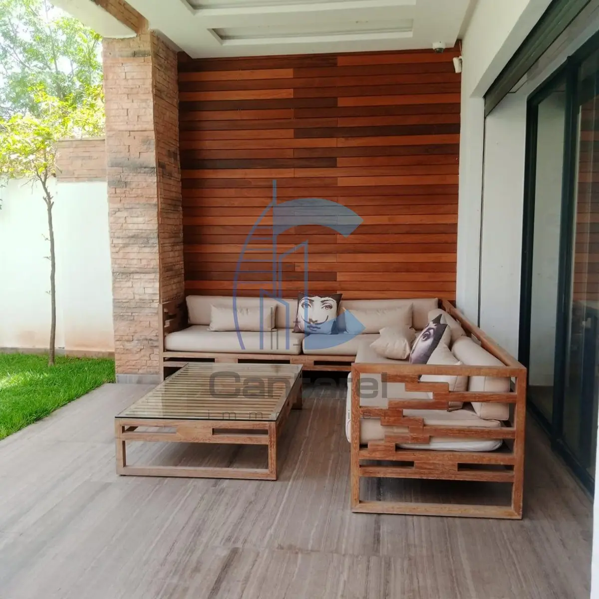 Villa for rent in Bouskoura Ville, 4 bedrooms, swimming pool and terrace - Photo 10