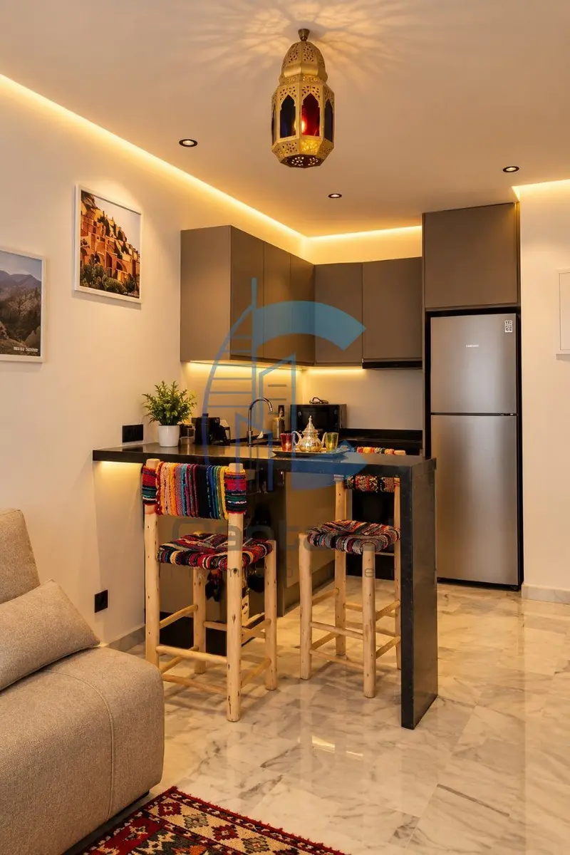 Appartement studio meublé 48 m² avec piscine à Socrate Casablanca - صورة 4