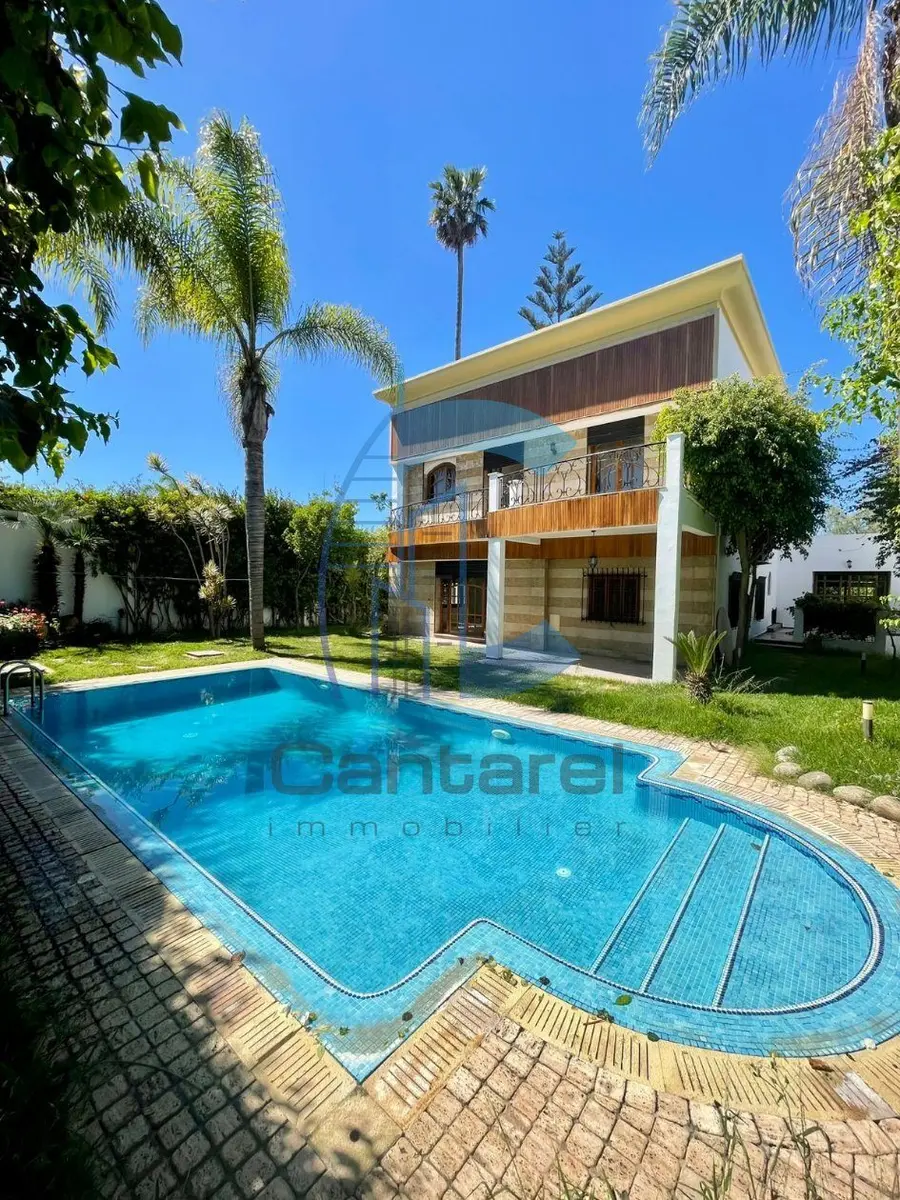 Villa à louer Casablanca Oasis 4 chambres, piscine, jardin et balcon - صورة 21