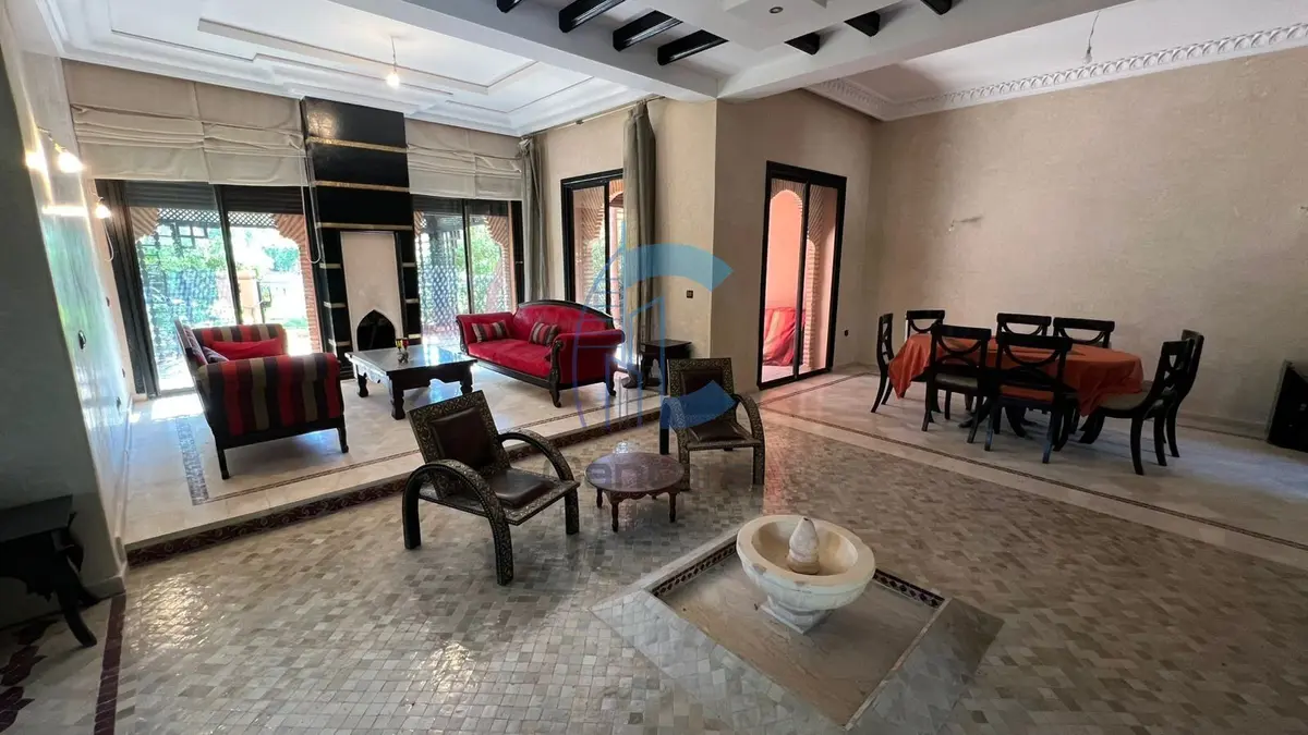 VILLA 4 CHAMBRES NON MEUBLÉE AVEC VUE PISCINE À VENDRE - ROUTE DE OUARZAZATE MARRAKECH - detail.photo 18