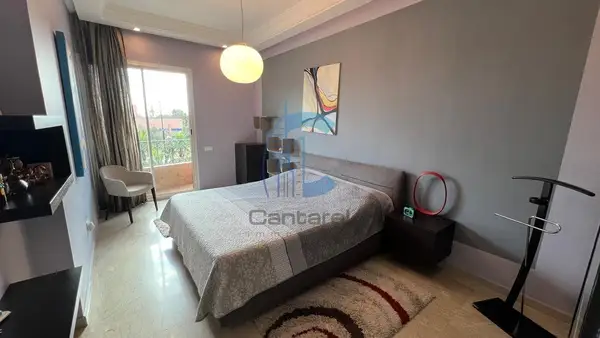 FURNISHED 3 BEDROOM APARTMENT WITH TERRACES AND OPEN VIEWS FOR SALE - MOHAMED VI MARRAKECH - Photo 9